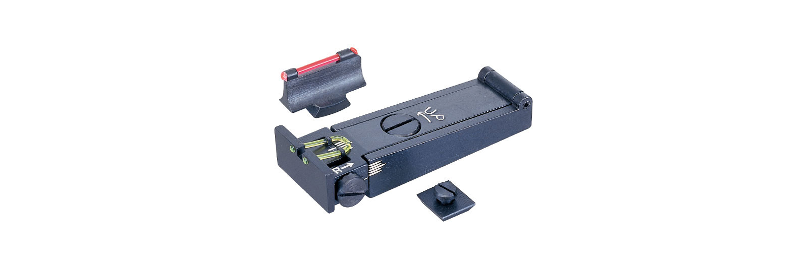 Rolling Block rifle front sight and rear sight set