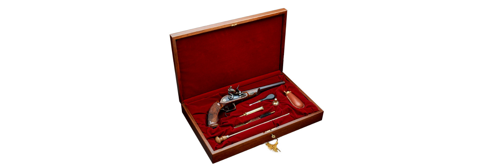 Le Page ® DELUXE flintlock model with case