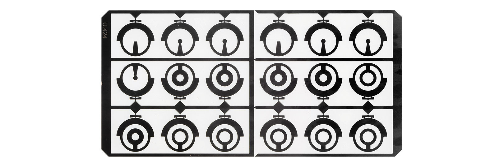 18 tunnel sight inserts set for muzzle loading guns