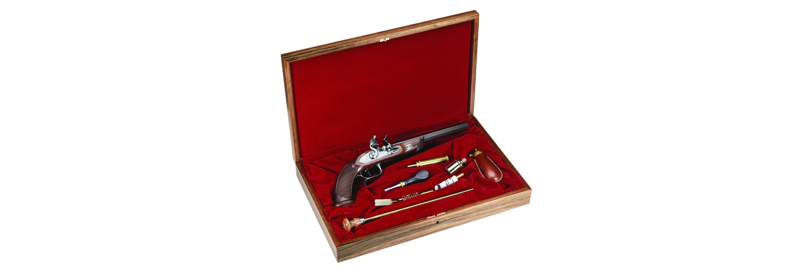Le Page flintlock with case