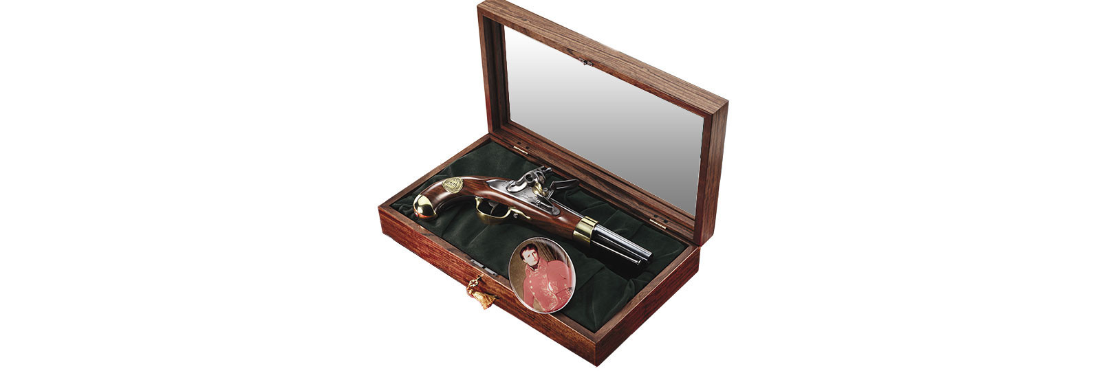 An XIII commemorative Pistol with case