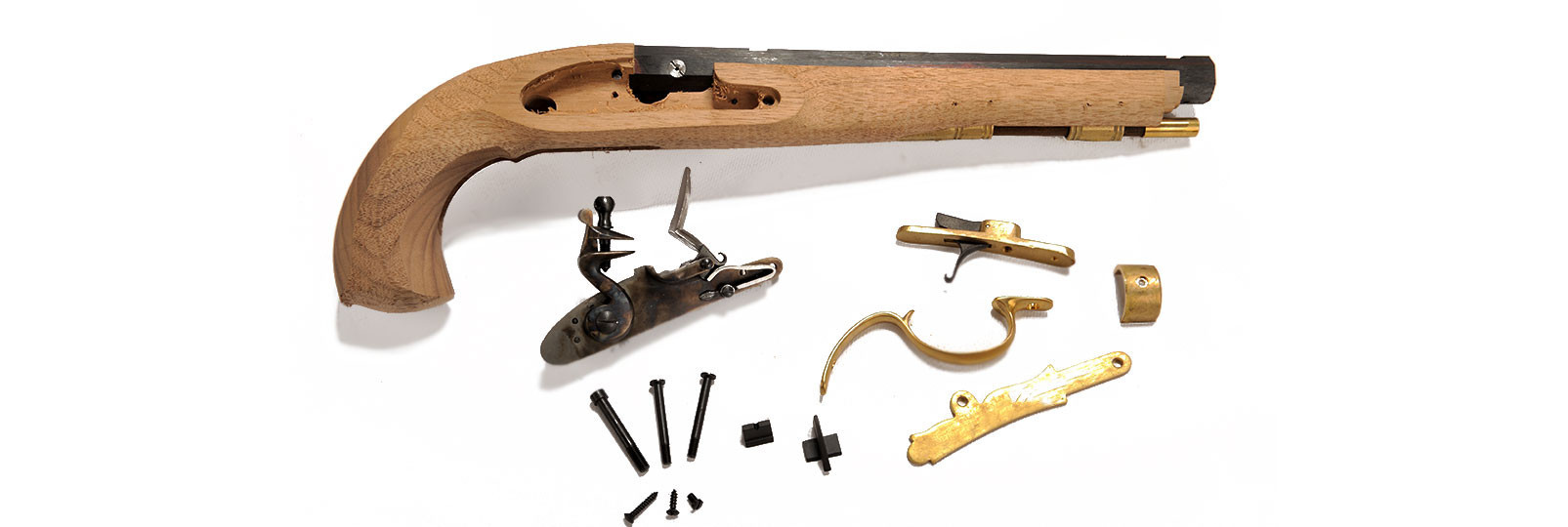 Kentucky flintlock model pistol kit