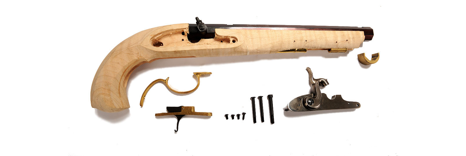 Kentucky "Maple" percussion model pistol kit